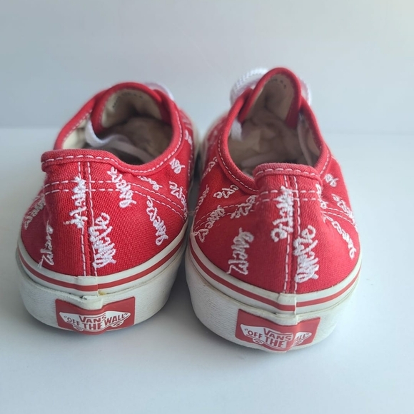 Vans Sneakers red Mens 5.5 women 7 - Picture 6 of 10